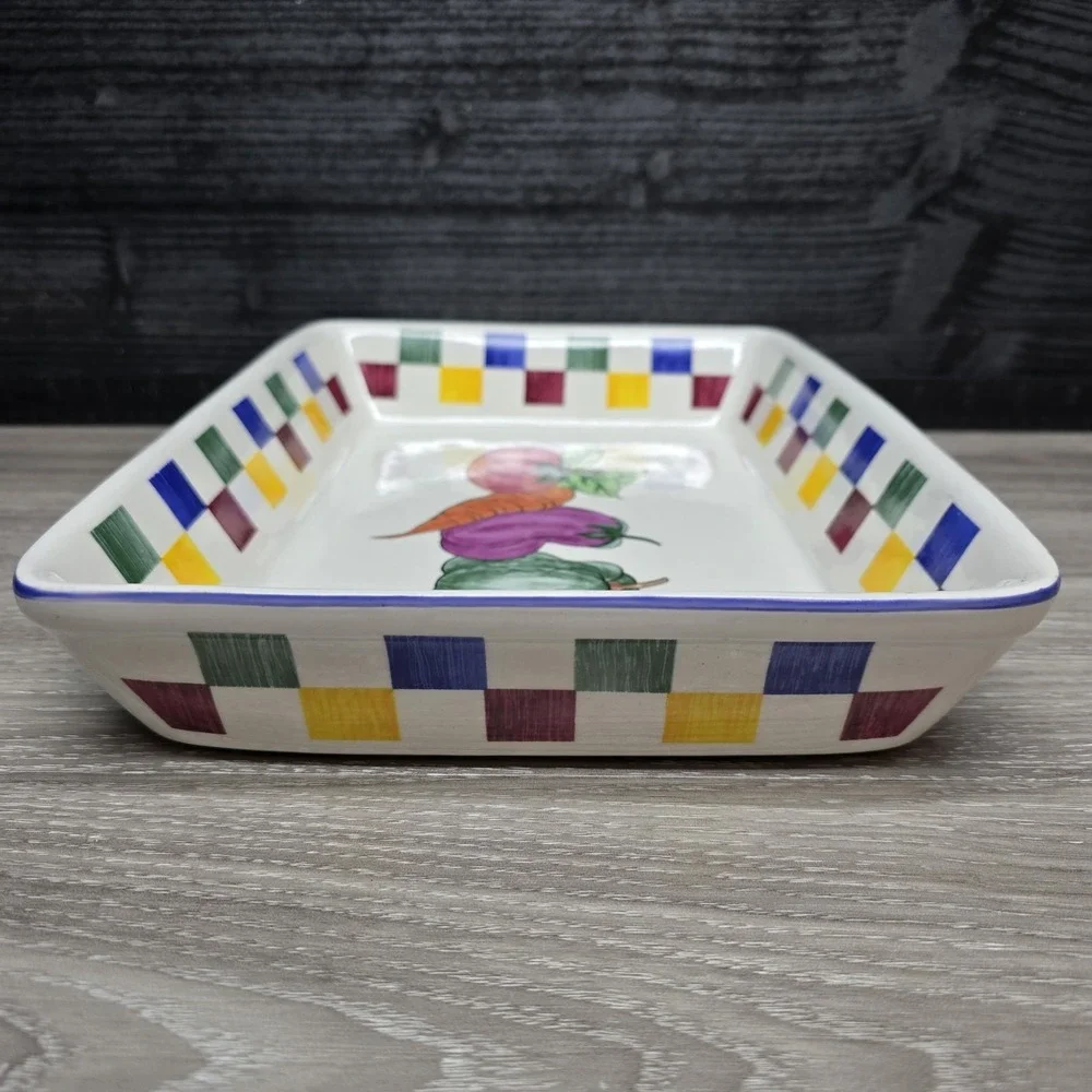 Vintage Rare TABLETOPS VERDURA Casserole Dish - Large Baking Beautiful